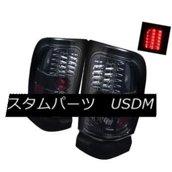 テールライト ダッジ94-01 RAM 1500/2500/3500スモークユーロスタイルリアテールライトブレーキランプセット Dodge 94-01