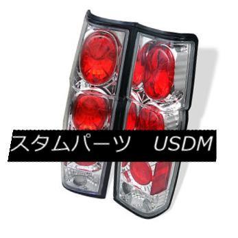 テールランプ 相応う日産86-97ハードボディクロームユーロスタイルリアテールライトブレーキランプピックアップ Fit Nissan 86-97 H 自動車-その他ライト