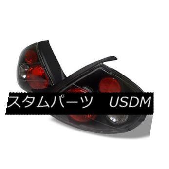 テールライト ドッジ00-02ネオンブラックユーロスタイルリアテールライトブレーキランプセット Dodge 00-02 Neon Black Euro