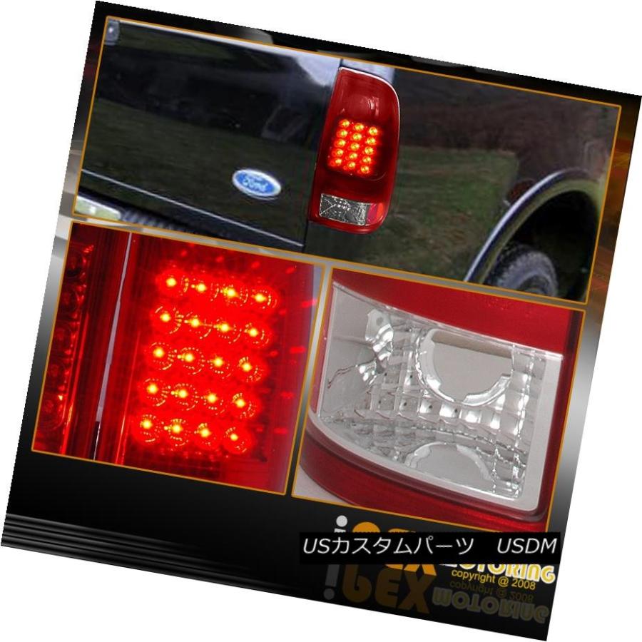 テールライト 1997 98 99 00 01 02 2003 Ford F150 / F250 / F350 LEDテールライトRED 1997 9の画像