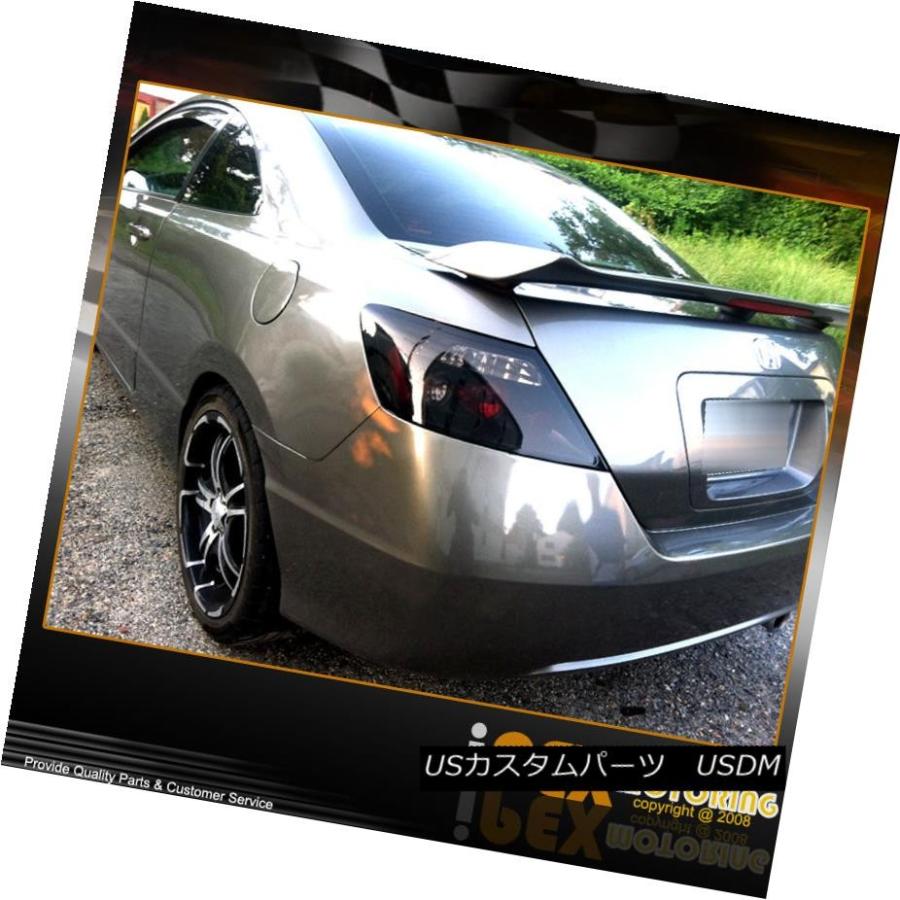 テールライト [BlackOut] 2006-2011ホンダシビック2DrクーペJDMダークスモークテールライトFG [ BlackOut ] 200の画像