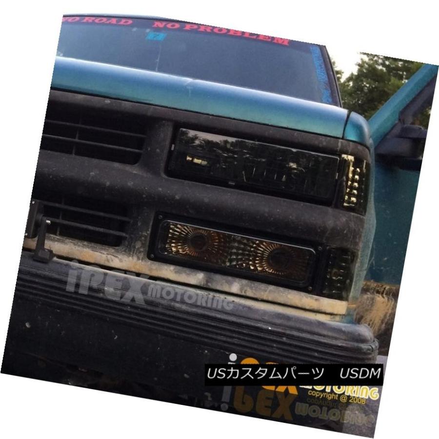 テールライト 94-98 Chevy Silverado Tahoe [10PC Smoke]ヘッドライト+シグナルライト+テールライト 94-98の画像