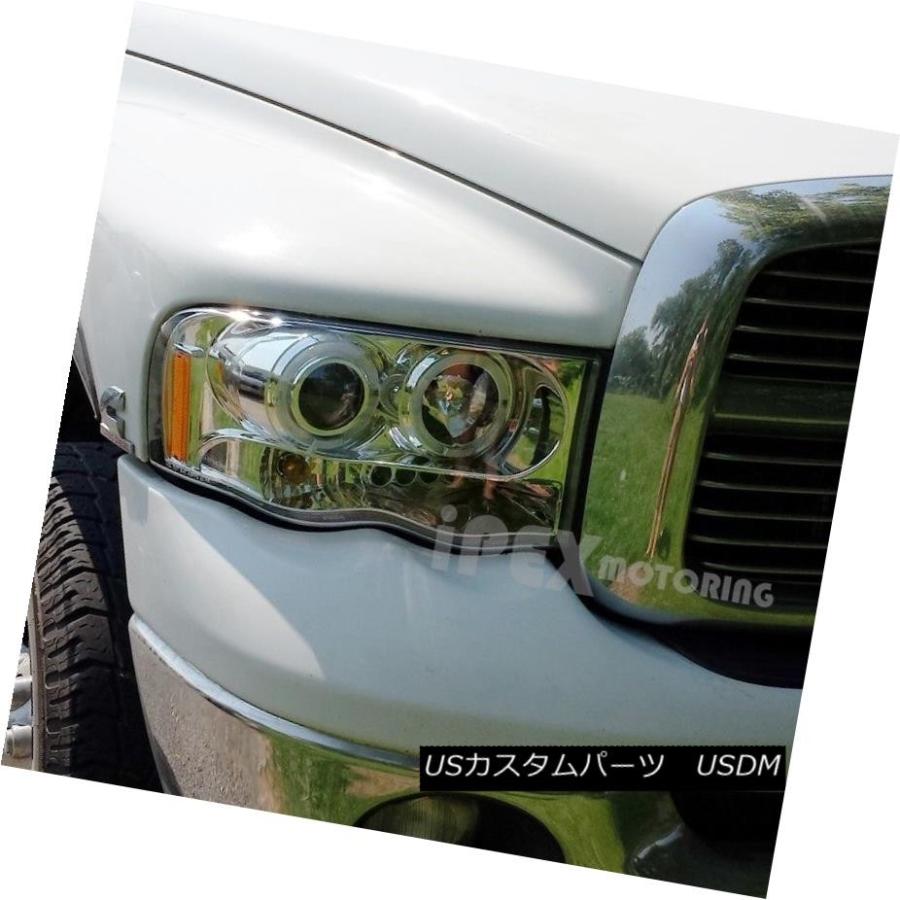 テールライト 02-05ドッジRAM 1500/2500ハロープロジェクタークロームヘッドライト+ LEDテールライト 02-05 Dodge RAMの画像