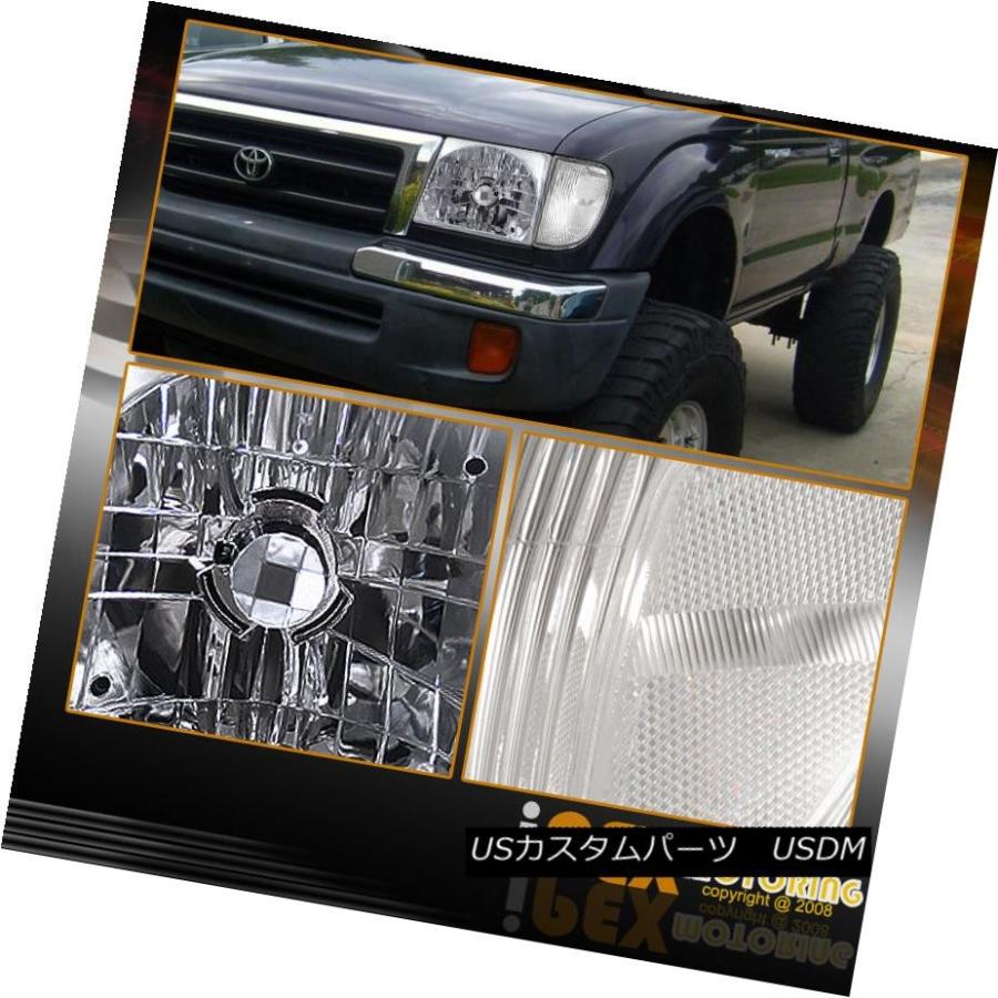 テールランプ 事あたらしい1998-2000トヨタタコマ4WD 4X4クローム前照灯+せつ然たる隅っこ+テールランプ New 1998-2000 Toy