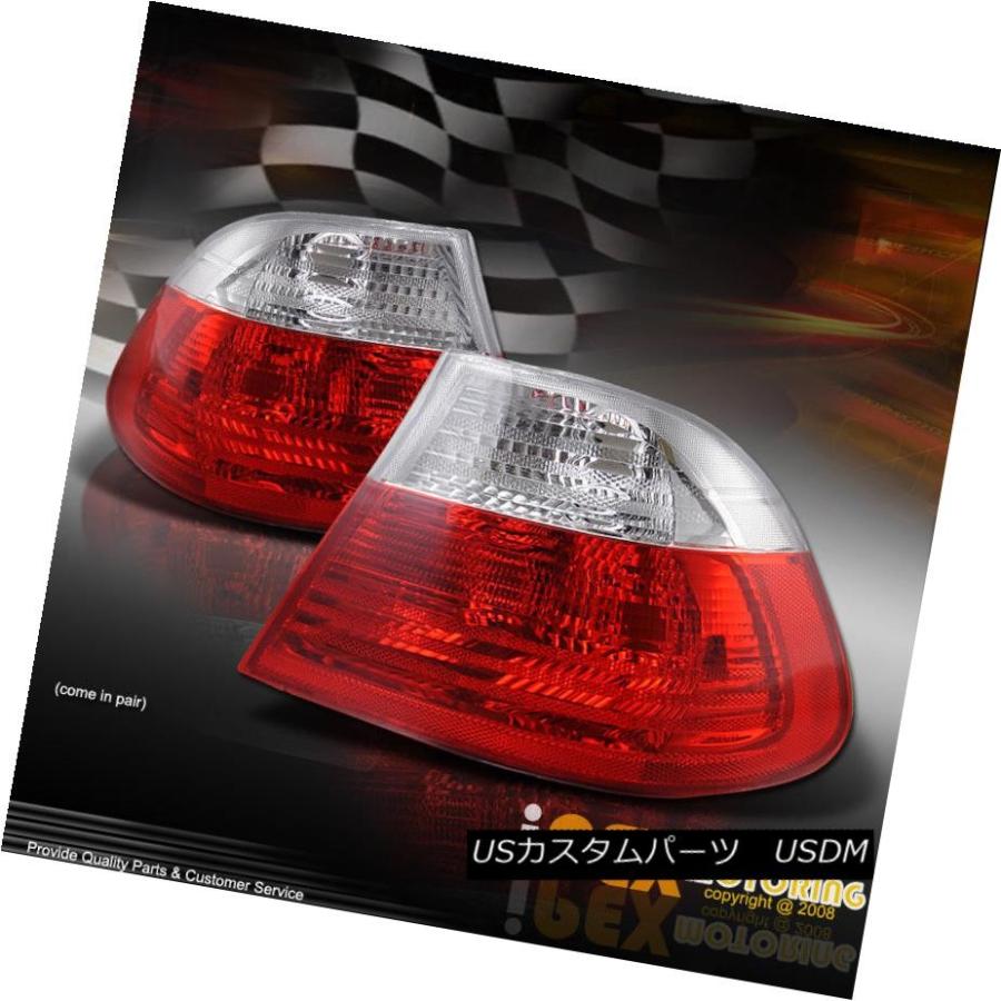 テールライト 2000  -  2003 BMW 3シリーズE46 2ドアクーペレッドクリアユーロテールライトブレーキランプ 2000 - 2003