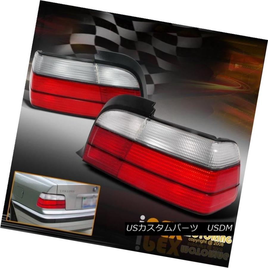 テールライト 1992-1998 BMW E36 2 Dr Coupe / Convertibleユーロレッド＆amp; クリアテールライトランプ 1