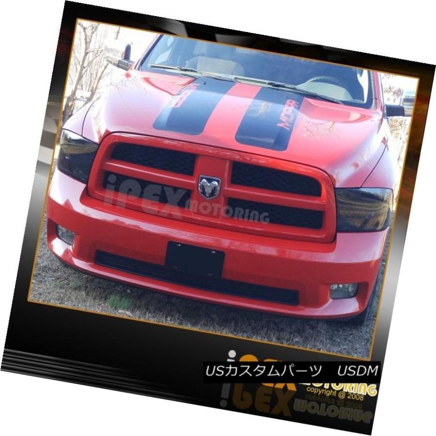 テールライト 09-16ダッジラム1500 2500ダークスモークブラックヘッドライト+ダークスモークLEDテールライト 09-16 Dodge Raの画像