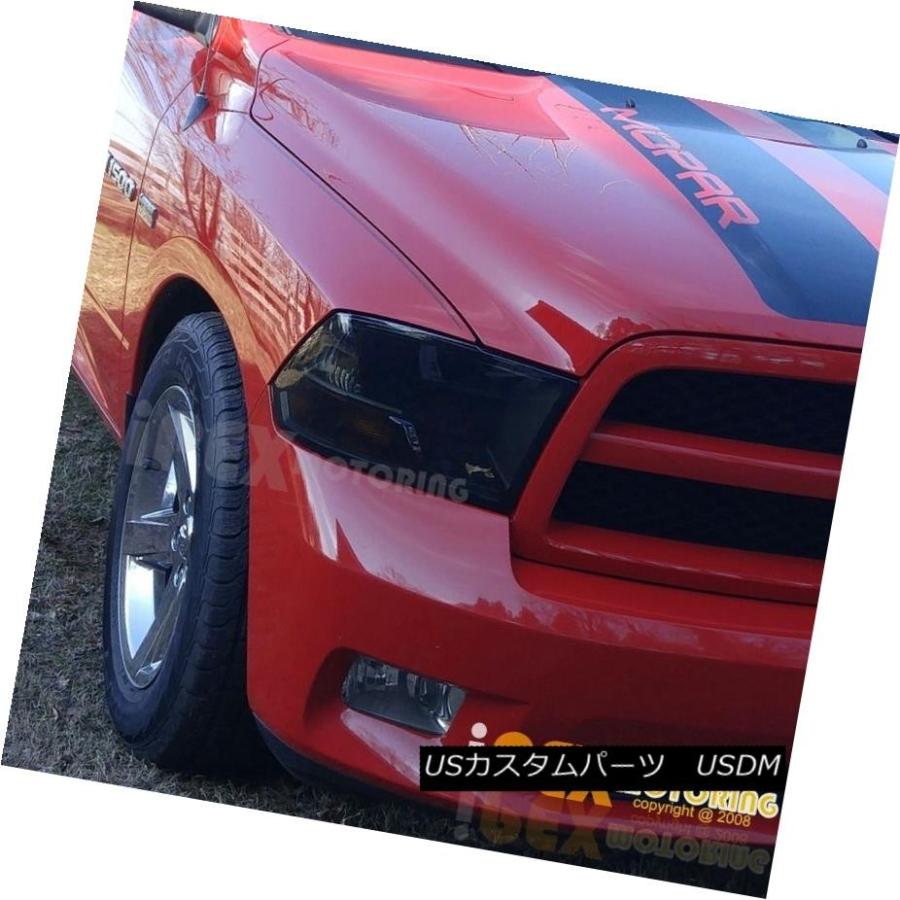 テールライト 09-16ダッジラム1500 2500ダークスモークブラックヘッドライト+ダークスモークLEDテールライト 09-16 Dodge Raの画像