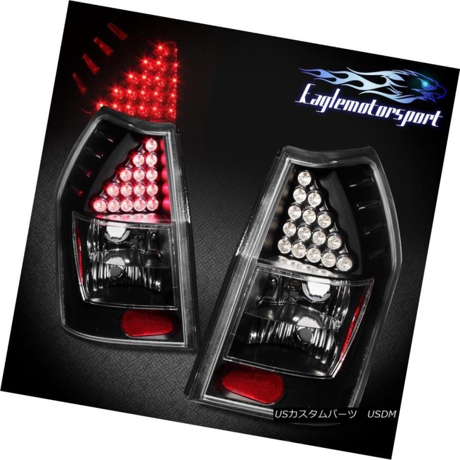 テールライト 2005 2006 2007 2008 Dodge Magnum BlackリアLEDブレーキテールライトペア 2005 2006 20