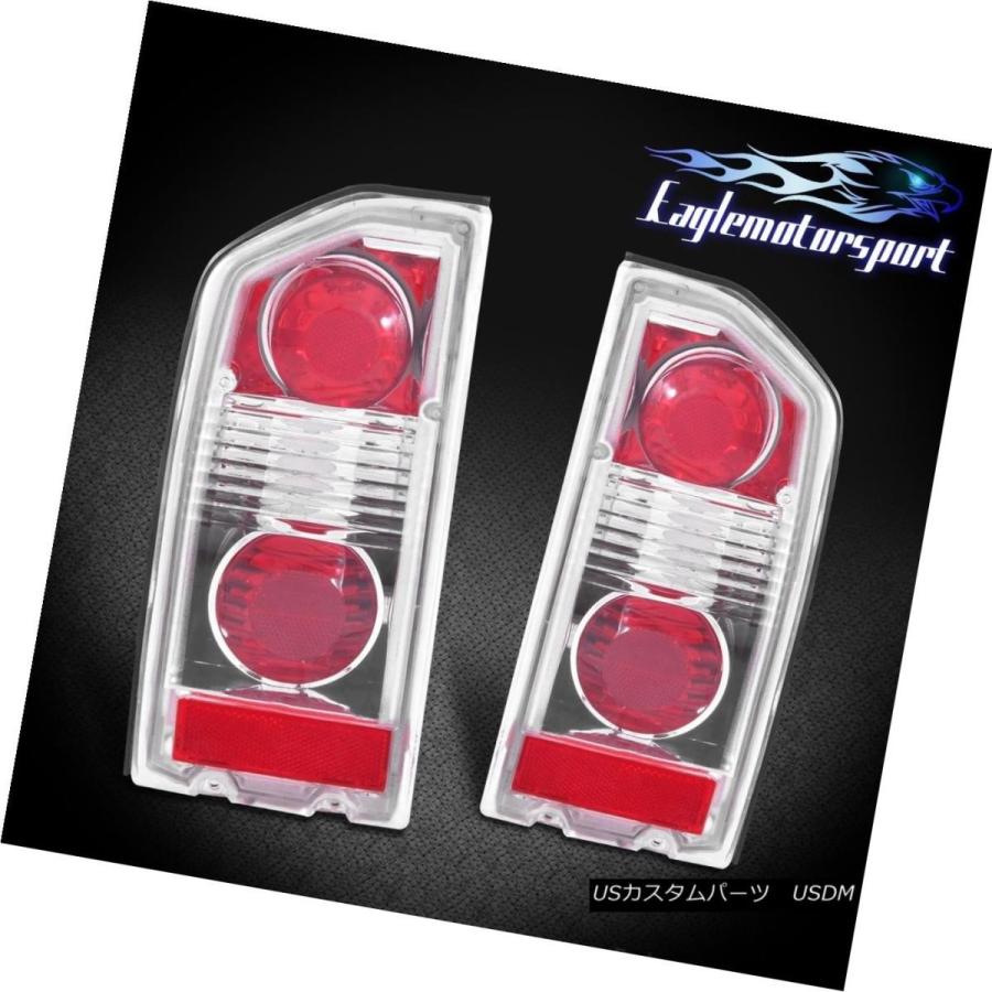 テールランプ [レッドクリアレンズ] 1988-1998スズキサイドキッククロームリアブレーキテールライトペア [Red Clear Lens] 19 その他ライト-自動車