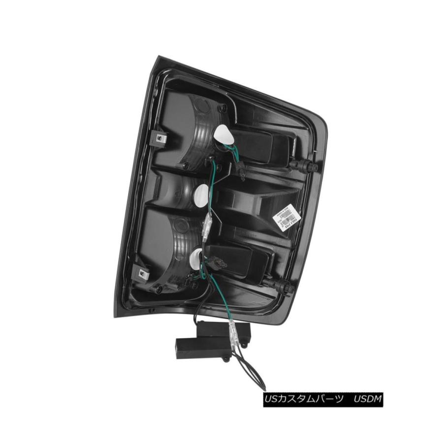 テールライト 2014 2015 2016 2017 Chevy Silverado 1500/2500/3500 LEDブラックブレーキテールライトの画像