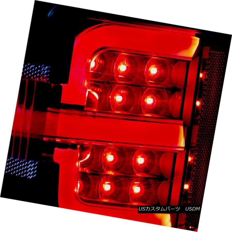 テールライト 2014 2015 2016 2017 Chevy Silverado 1500/2500/3500 LEDブラックブレーキテールライトの画像