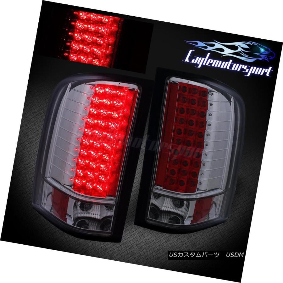 テールランプ 2007-2014 Chevy Silverado 1500 2500 3500 固定ディスク噴煙LEDリアブレーキテールライト 2007-