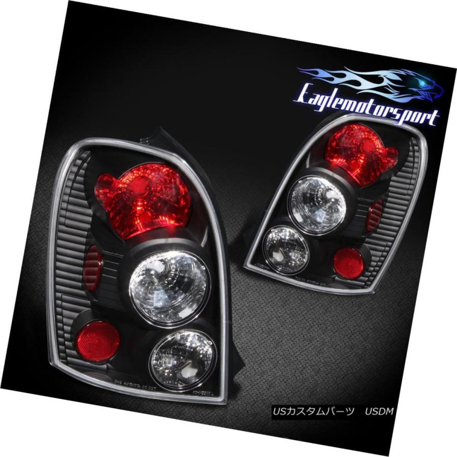 テールライト 2002 Mazda Protege5 Black Tail Lightsリアブレーキランプペア 2002 2003 Mazda Pro