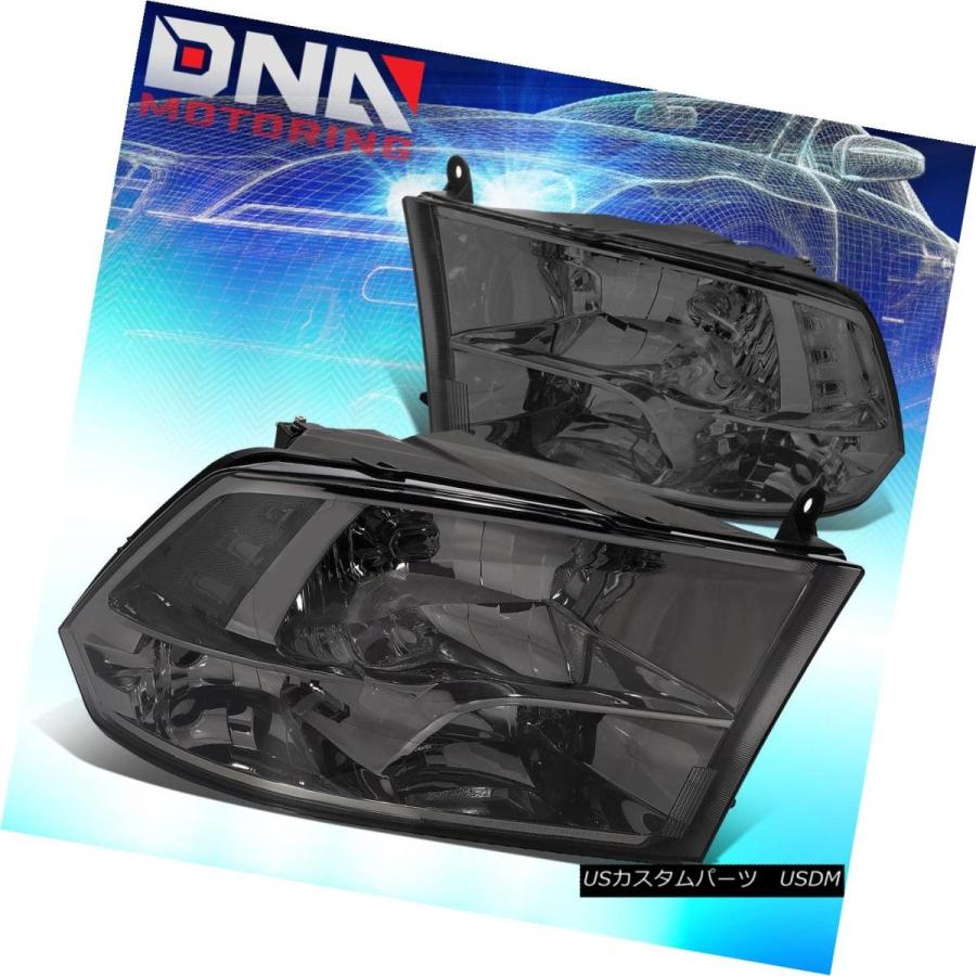 テールライト SMOKED HOUSING CLEAR SIDE QUADヘッドライト+ LED TINTED TAIL LAMP FIT 10-17の画像