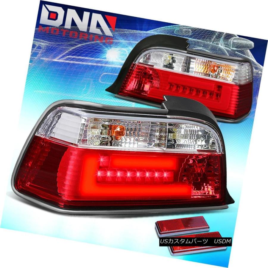 テールライト クロームレンズレッドテールブレーキライト92-98 E36 BMW 3-SERIES / M3 2 DOOR CHROME LENS R