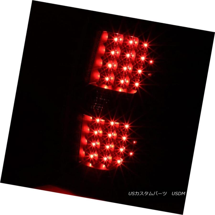 テールライト 2009-2014 FORD F150 PAIR FULL LEDテールライトリヤブレーキランプ（BLACK / SM  </の画像