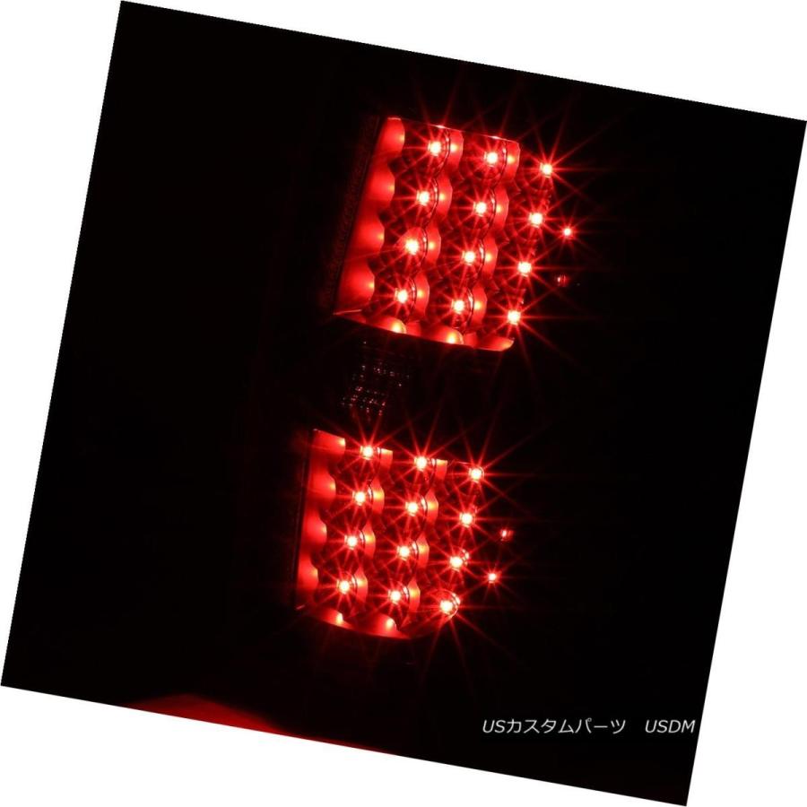 テールライト 2009-2014 FORD F150 PAIR FULL LEDテールライトリヤブレーキランプ（BLACK / CL  </の画像