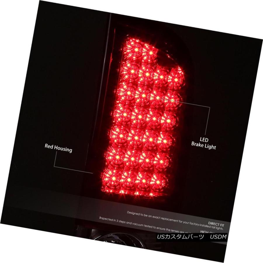 テールライト CHROME HOUSING CLEAR HEADLIGHT + DRL +  RED FULL LEDテールの画像
