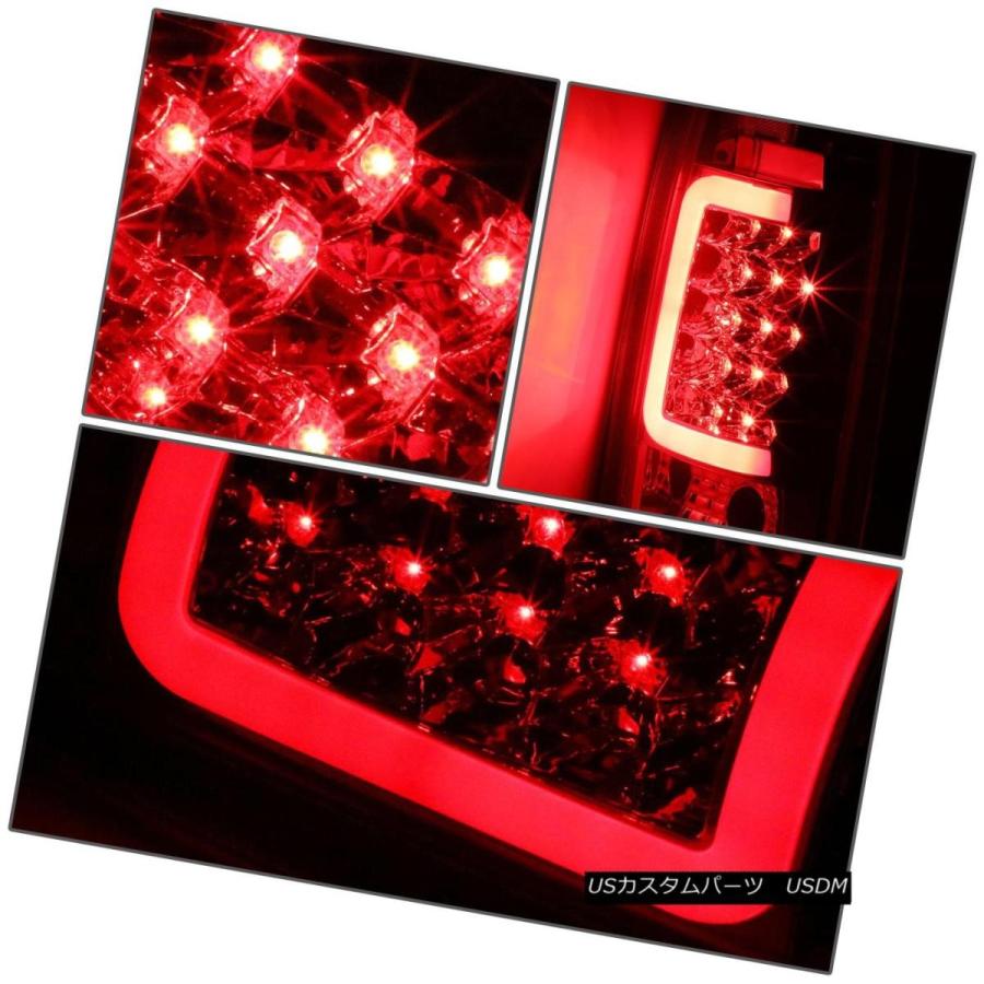 テールライト CLEAR LENS CHROME 3D U-HALO LEDテールブレーキブレーキライト（88-00 GM C / K 1500/25の画像
