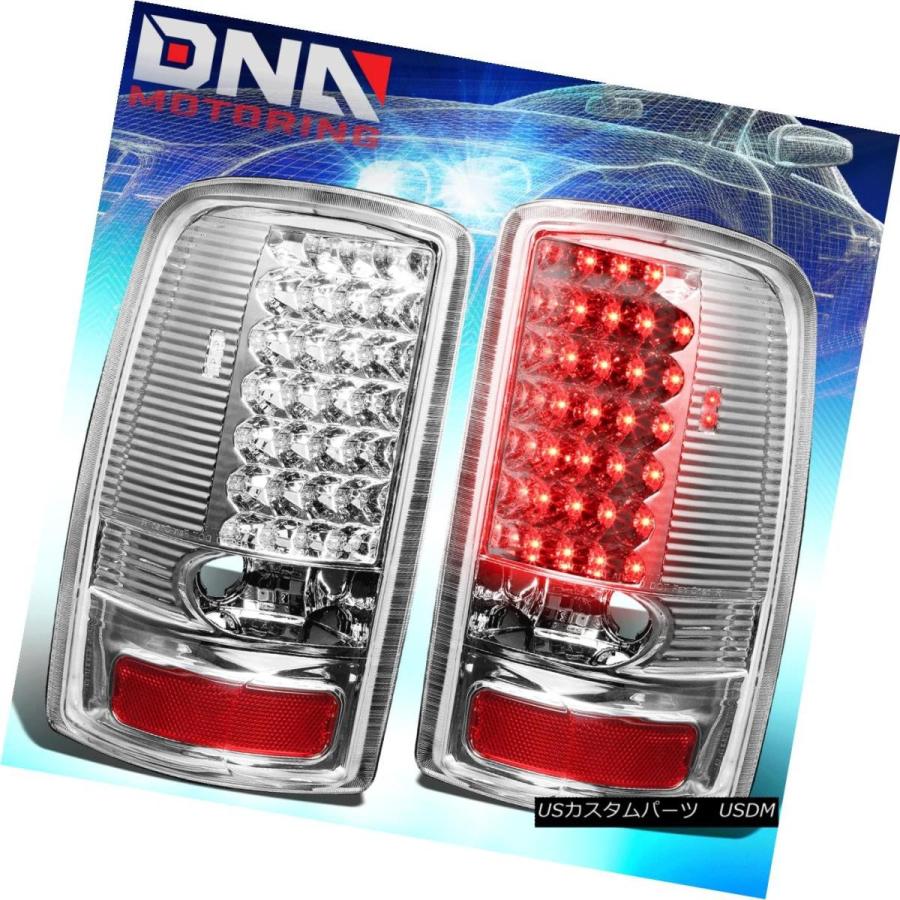 テールライト CHROME LENS CLEAR LED TAILブレーキライト00-06 GMC YUKON DENALI / SUBURBA \u003cw
