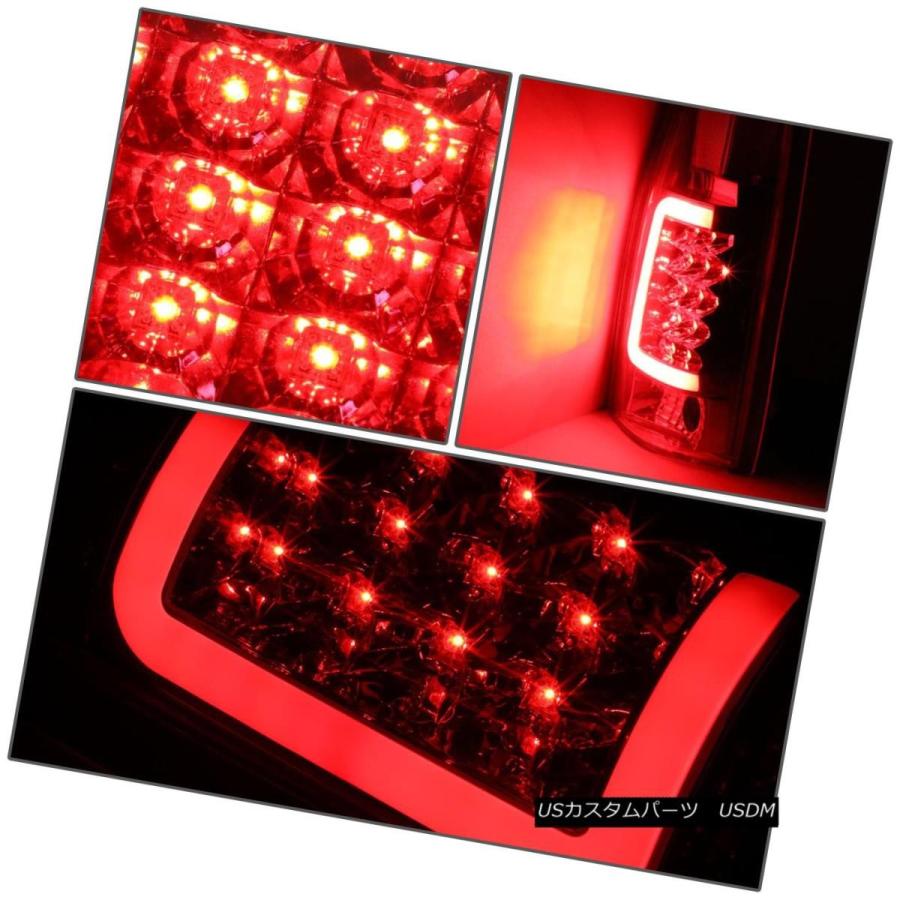 テールライト RED LENS CHROME 3D U-HALO LEDテールブレーキライト、88-00 GM C / K 1500/2500/350の画像