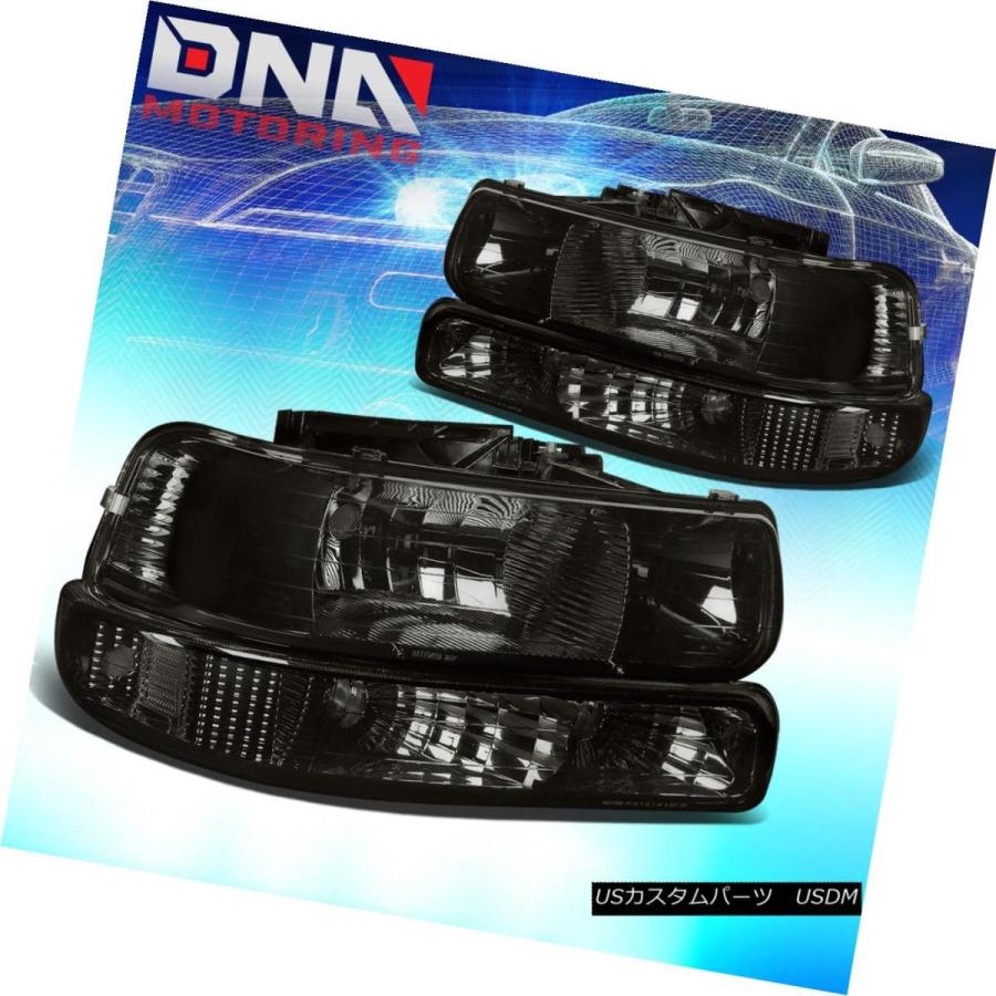 テールライト SMOKE BUMPER HEADLIGHT + BLAC  K ALTEZZAリアテールライトフィット99-の画像