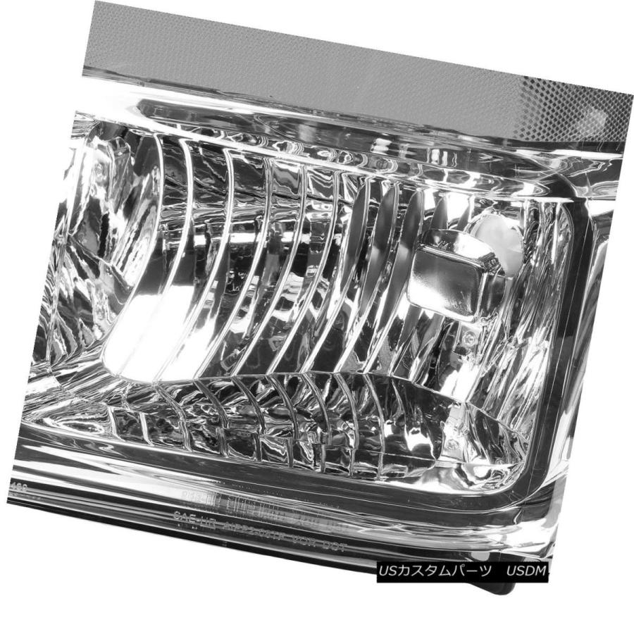 テールライト クリアシグナルクロムヘッドライト+ 3D LED Lバークロームテールランプフィット08-10スーパーDUTY CLEAR SIGNALの画像