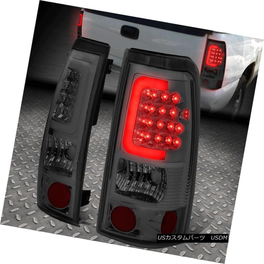 テールライト CHROME SMOKED 3D LEDバーテール+ 3速ブレーキ＆カゴライト99-03シルバー/シアー RA_1