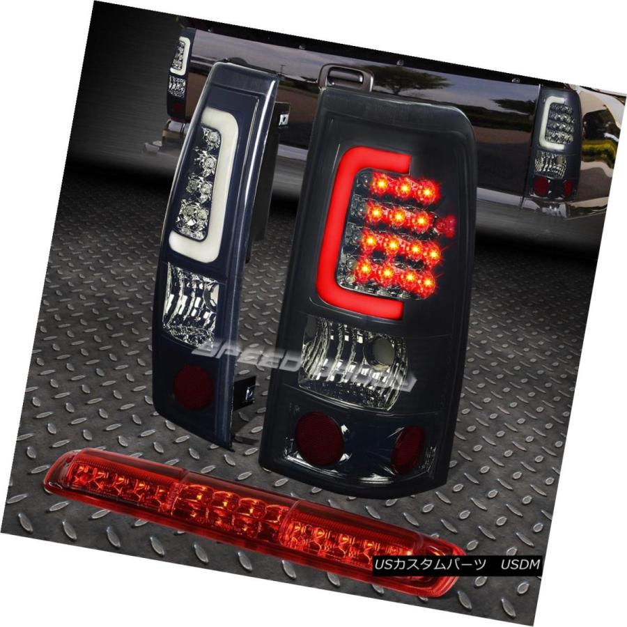 テールライト CHROME SMOKE LEDバーテール+ RED 3RDブレーキ＆カロリーライト99-03 SILVERADO / SIER \u003cwb