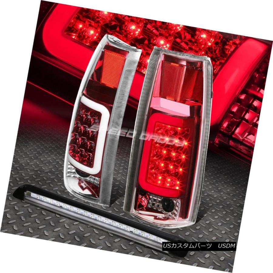 テールランプ CHROME HOUSING RED 3D LED TAIL + BLACK 3RD打ちきりともし火92-00 SUBURBAN / TA 車、バイク、自転車-ライト、レンズ