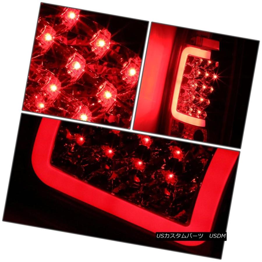 テールライト [3D LED Cバー] 1988-2000チェビーC / Kピックアップクロムテントテールライトブレーキランプ [3D LED C-Bの画像
