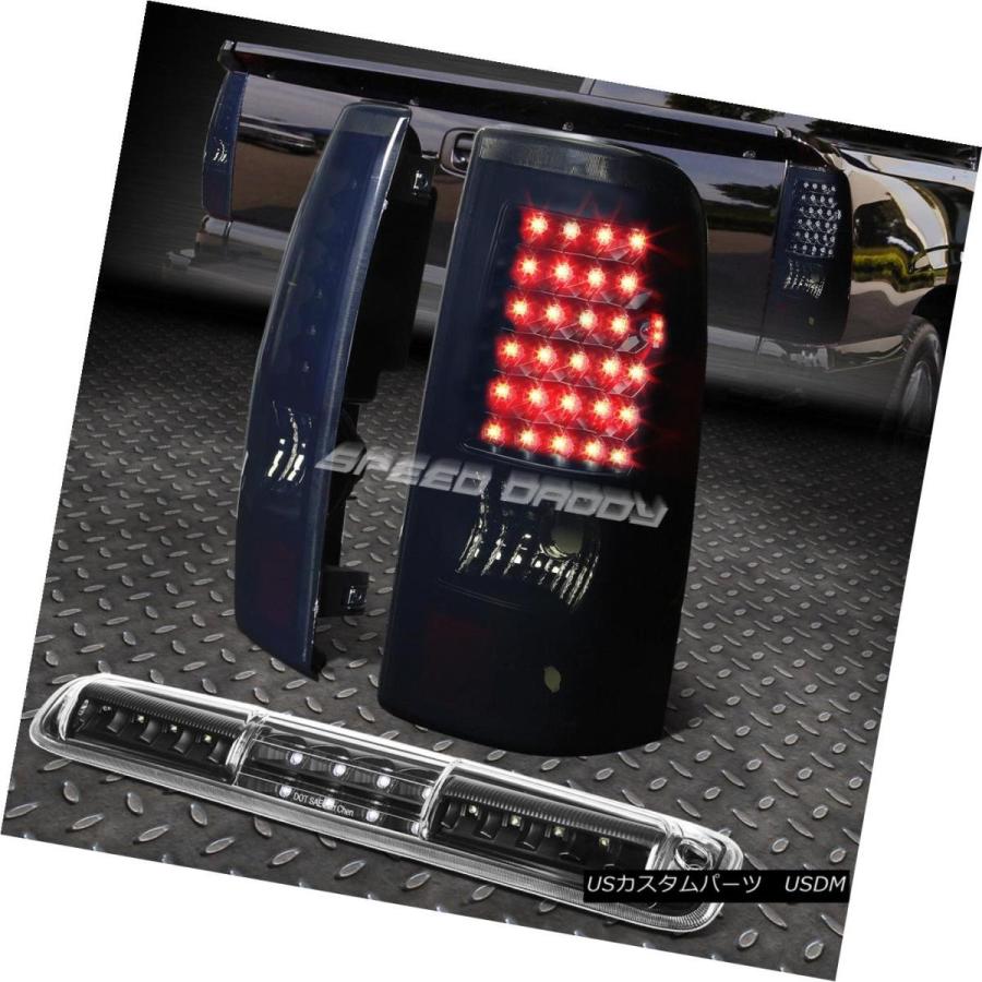 テールライト BLACK SMOKED LED TAIL + 3RDブレーキ＆カゴライトセット03-07 CHEVY SILVERADO / SIER