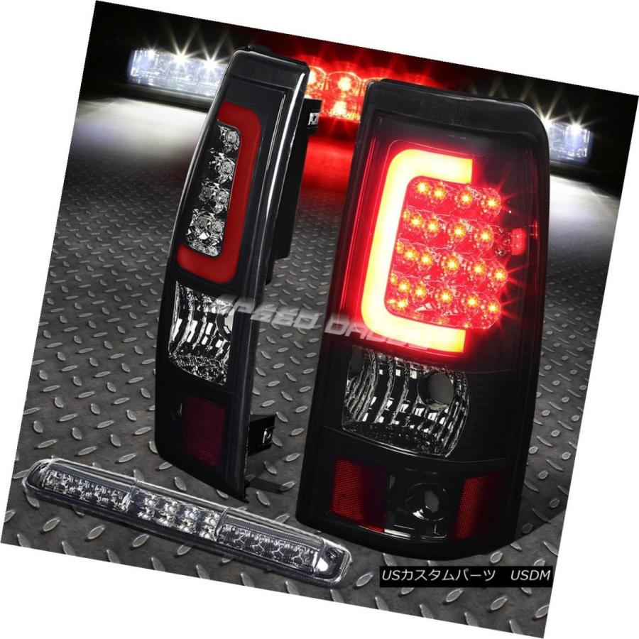 テールランプ CHROME HOUSING SMOKE 3D LEDテールランプ+第3ストップブレーキランプ03-07 SILVERADO CHROM