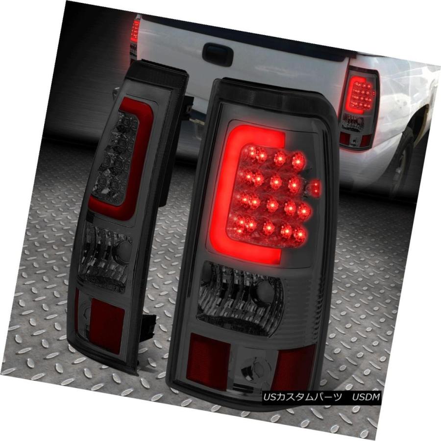 テールランプ CHROME HOUSING SMOKE 3D LEDテールランプ+第3ストップブレーキランプ03-07 SILVERADO CHROM