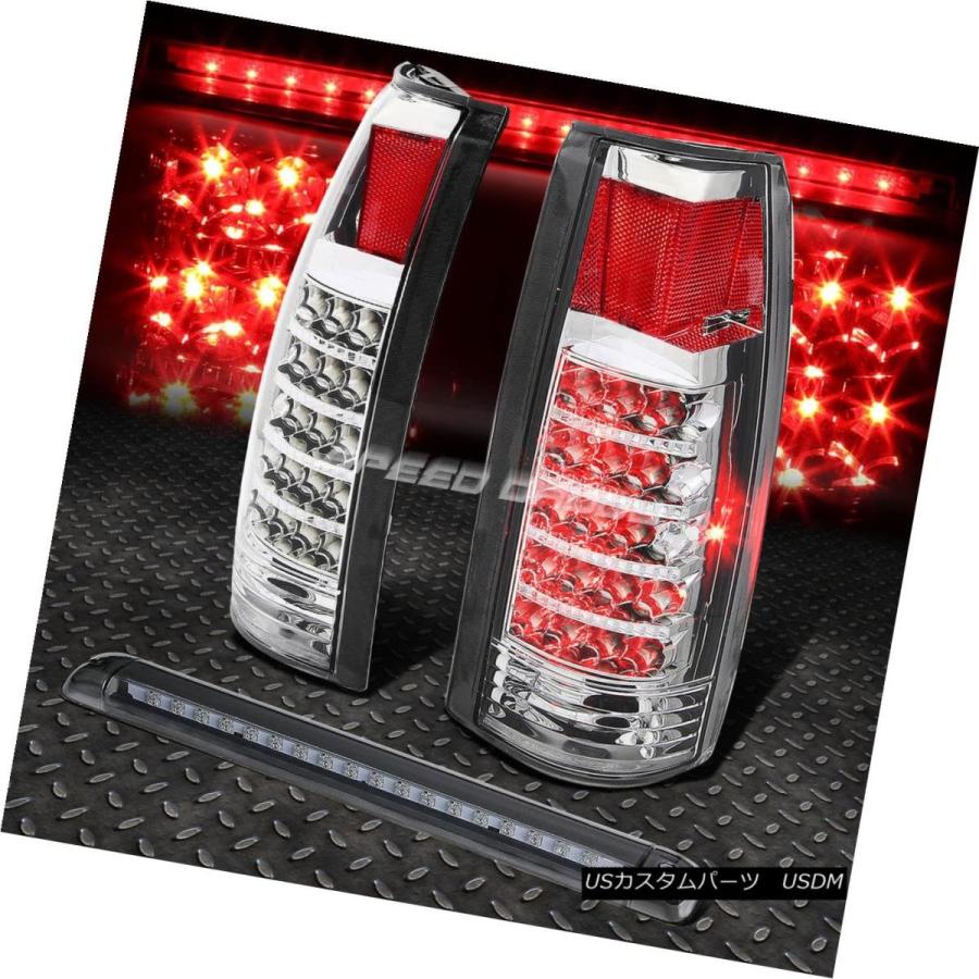 テールライト CHROME HOUSING CLEAR LED TAIL + 3RDブレーキライト、92 + SUBURBAN / TA