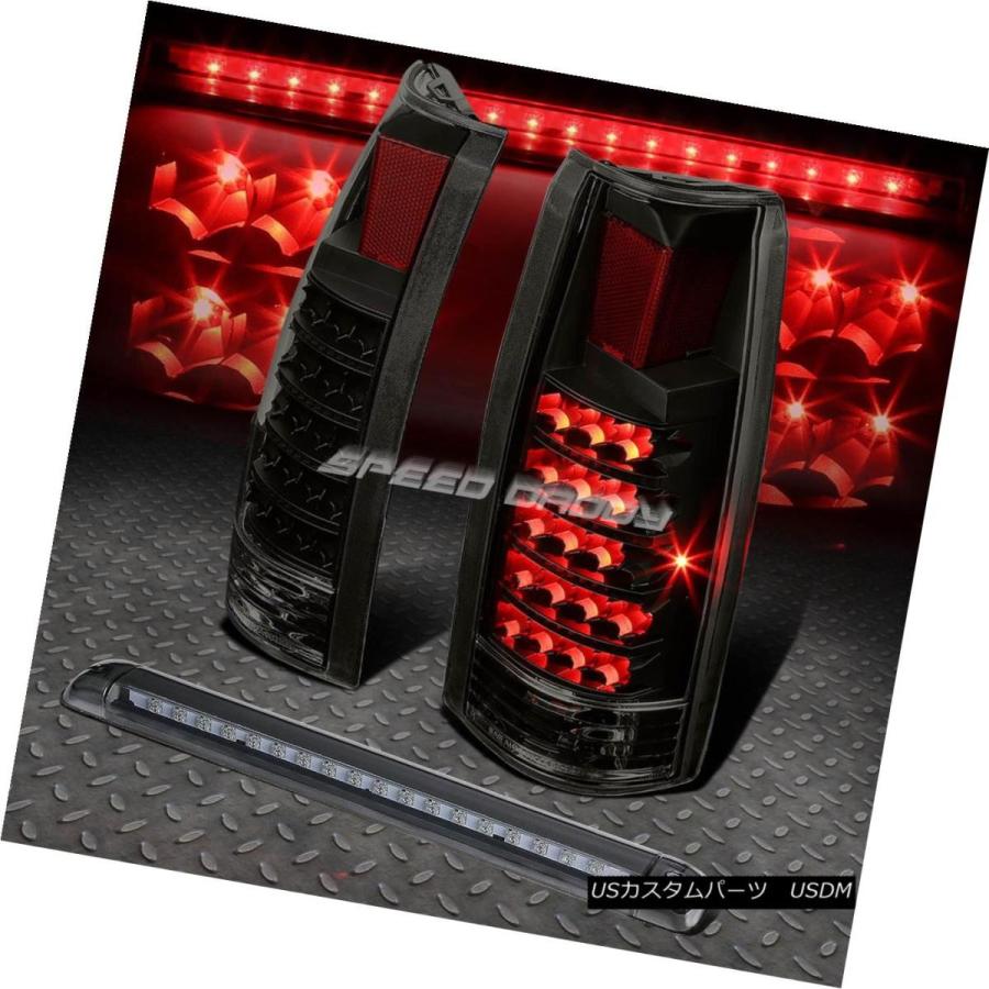 テールライト BLACK HOUSING SMOKED LED TAIL + 3RDブレーキライト92-00 C10 SUBURBAN / TAHOE