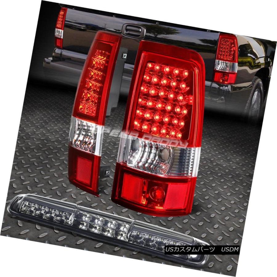テールライト CHROME RED LED TAIL + 03-07 SILVERADO / GMC SIERRA用3RDブレーキ＆カーゴライト CH