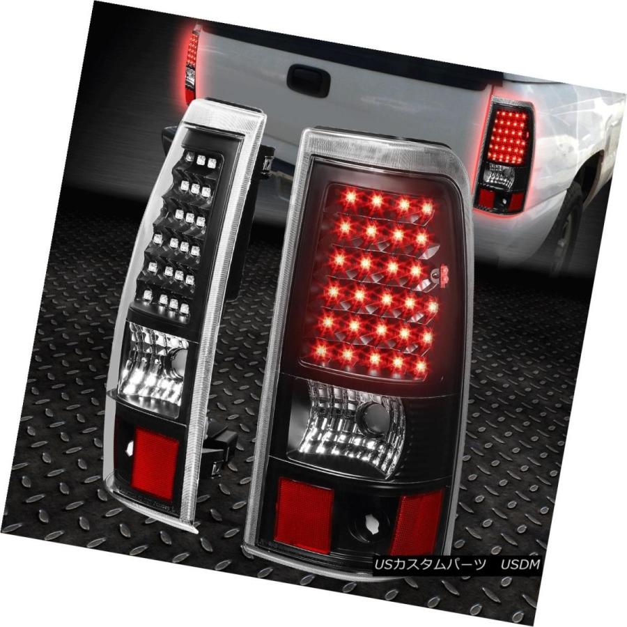 テールライト BLACK RED LED TAIL + CHROME 3RD BRAKE＆CARGOライト03-07 CHEVY SILVERADOの画像