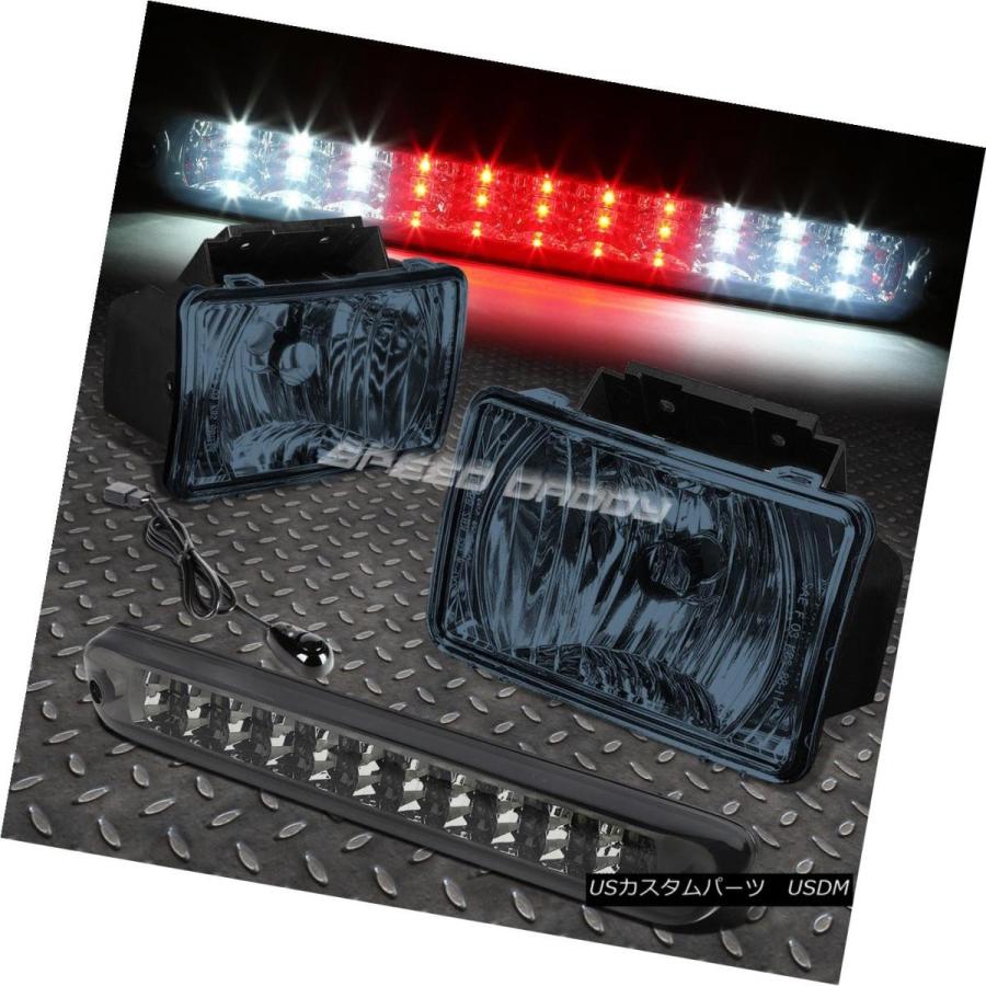 テールライト SMOKEDフロントバンパーフォグライトランプ+スイッチ+ TI  NT LED 3RDブレーキfor 04-