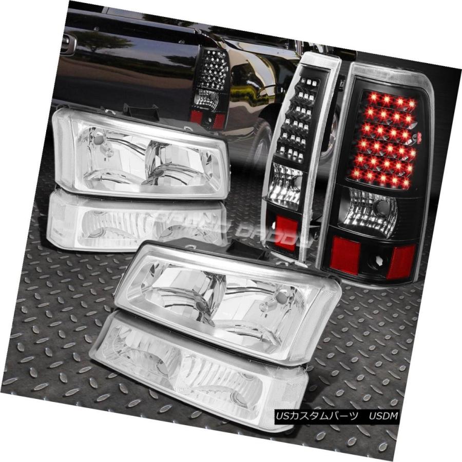 テールライト CHROME HEADLIGHT + CLEA  R BUMPER + BLACK LEDテールライトセット0