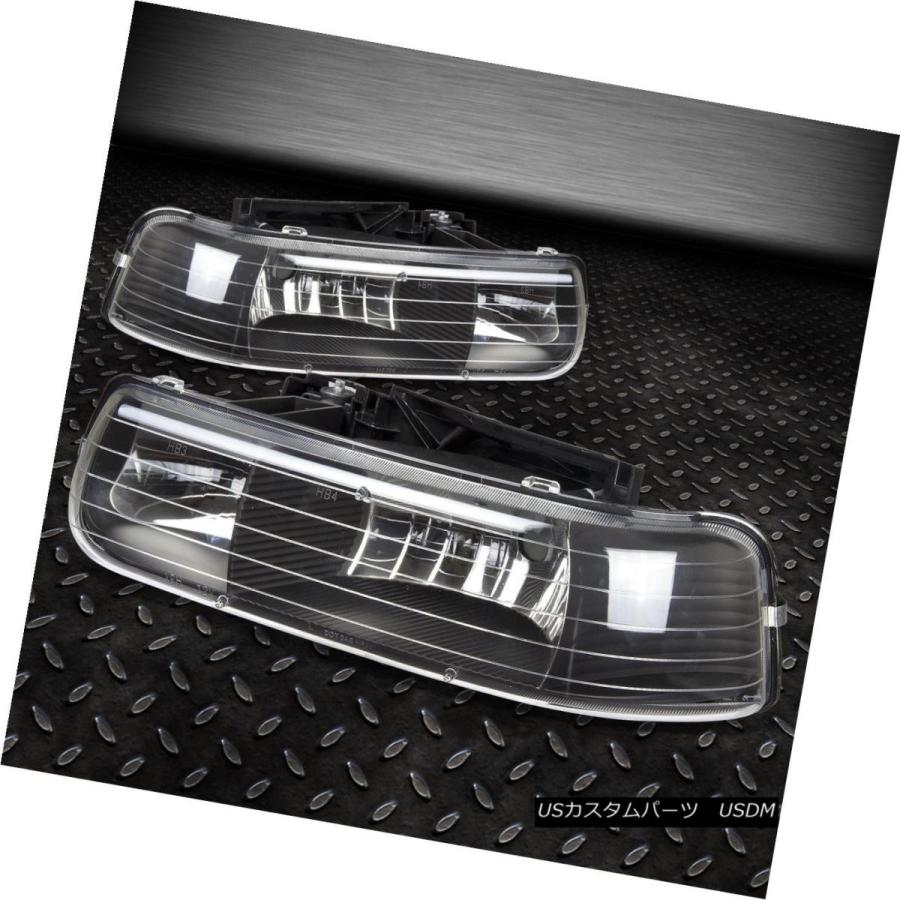 テールライト ブラッククリスタルヘッドライト+コーン 99-02 CHEVY SILVERADO用ER + ALTEZZAリの画像