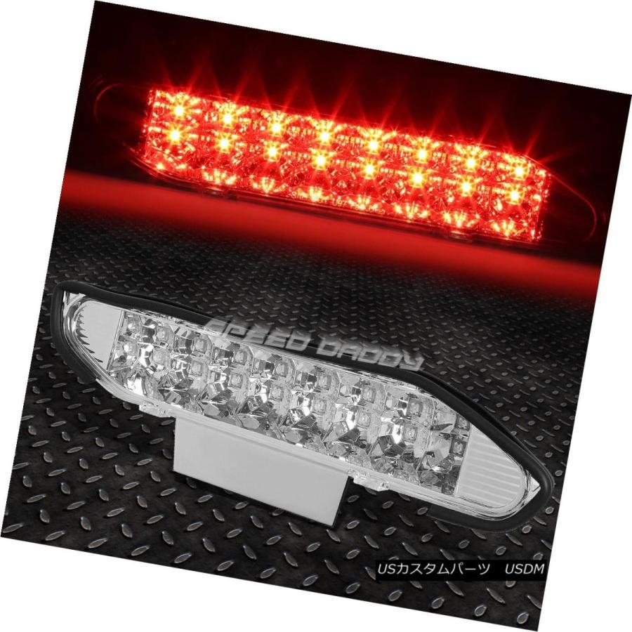 テールライト 2000-2004年日産XTERRA CHROME DUAL ROW LED三番ブレーキブライトライトランプバー FOR 2000-20