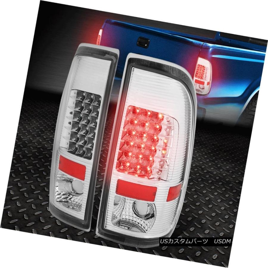 テールライト クロームハウジングクリーンレンズLEDテールライト+第3ブレーキランプ97-03 F150 / F250 CHROME HOUSINGの画像