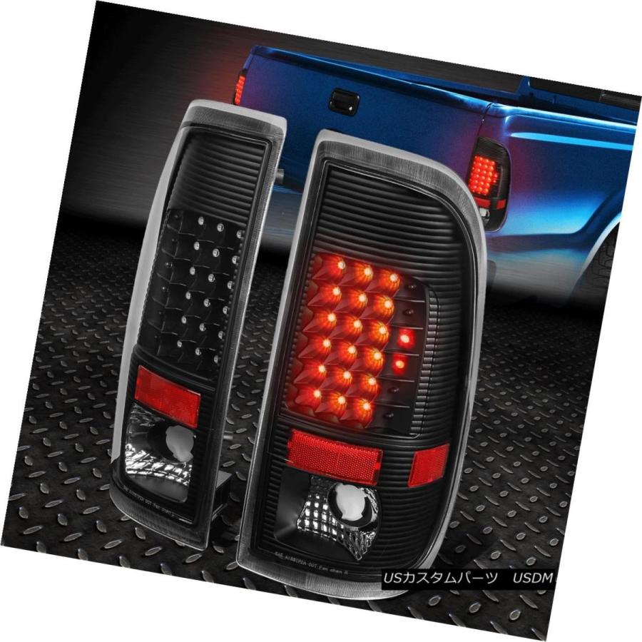 テールライト BLACK HOUSING CLEAR LENS LEDテールライト+第3ブレーキランプ97-03 F150 / F250 BLACKの画像