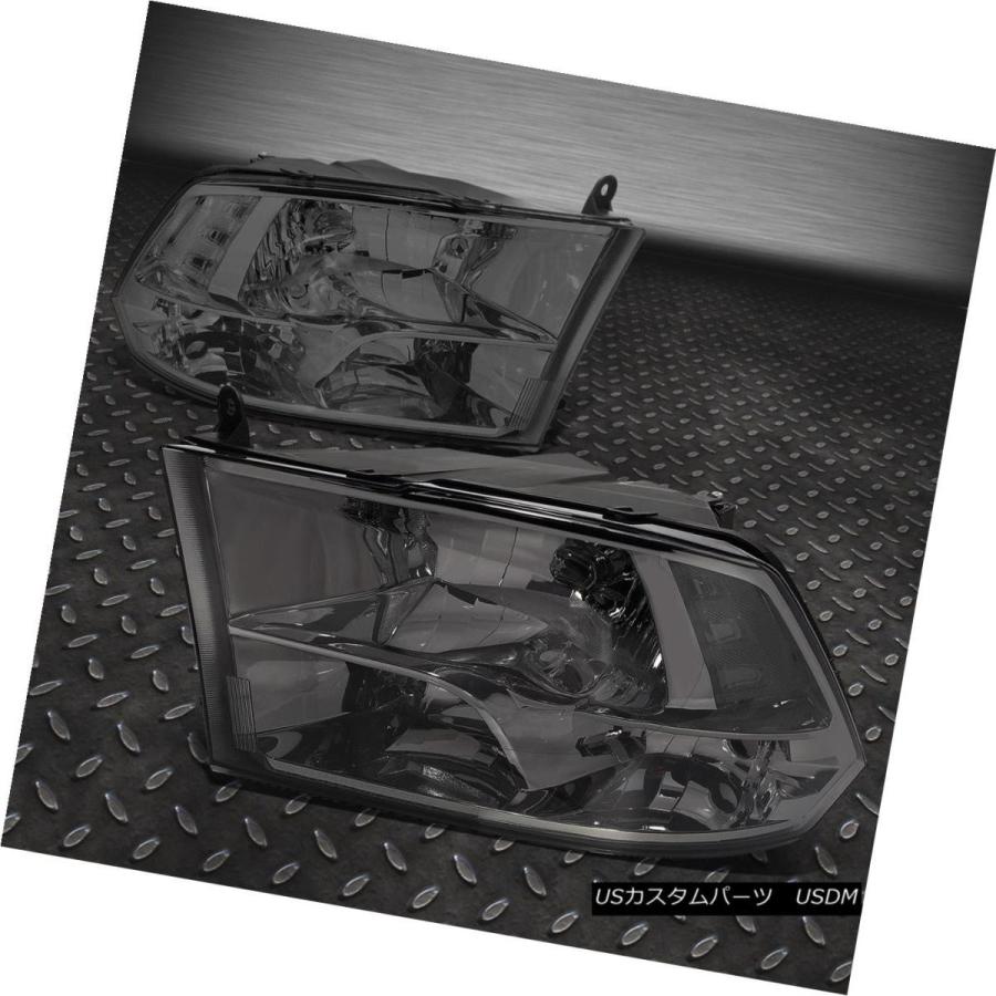 テールライト SMOKED HOUSING CLEAR SIDE QUAD HEADLIGHT + 10-17 RAM用LEDテーピングランプ SMOの画像
