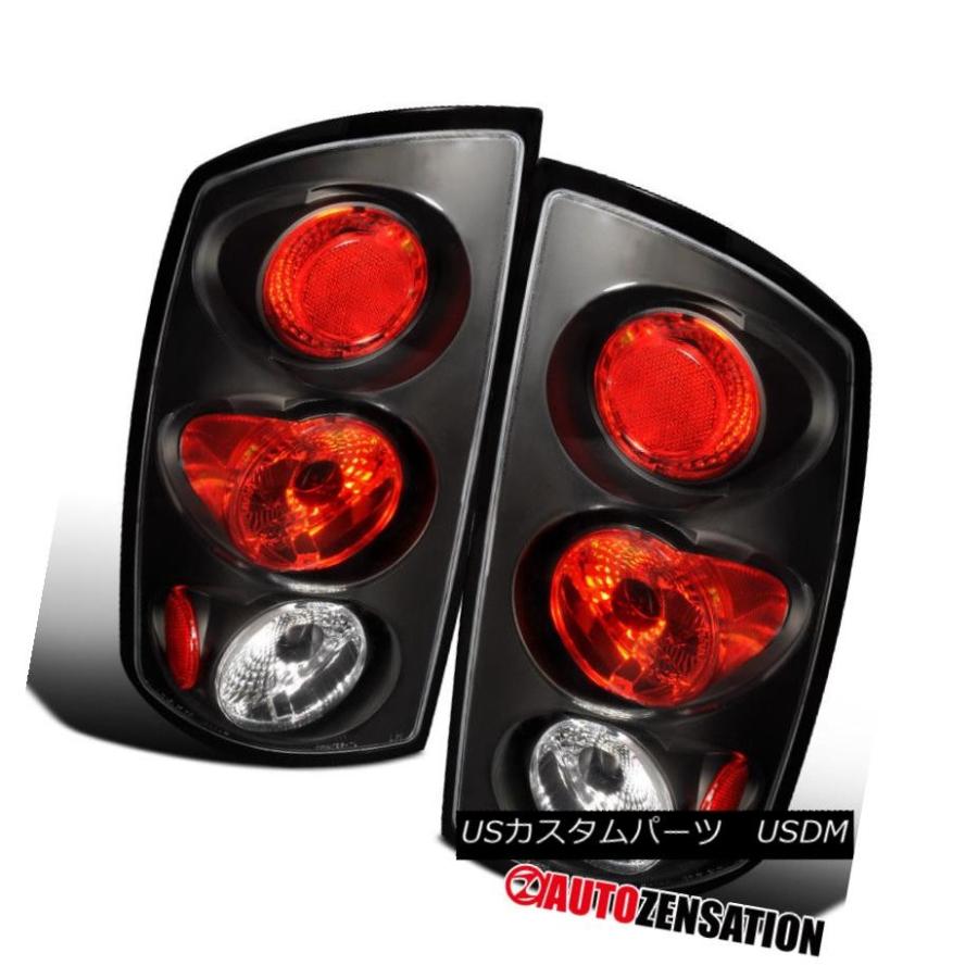 テールライト 02-06ダッジラムトラックブラックAltezzaテールライトリアブレーキランプ 02-06 Dodge Ram Truck Black