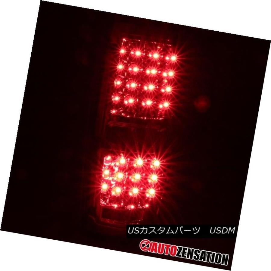 テールライト 09-14フォードF150ピックアップトラックレッドLEDリアテールブレーキライトペア 09-14 Ford F150 Pickup Tの画像