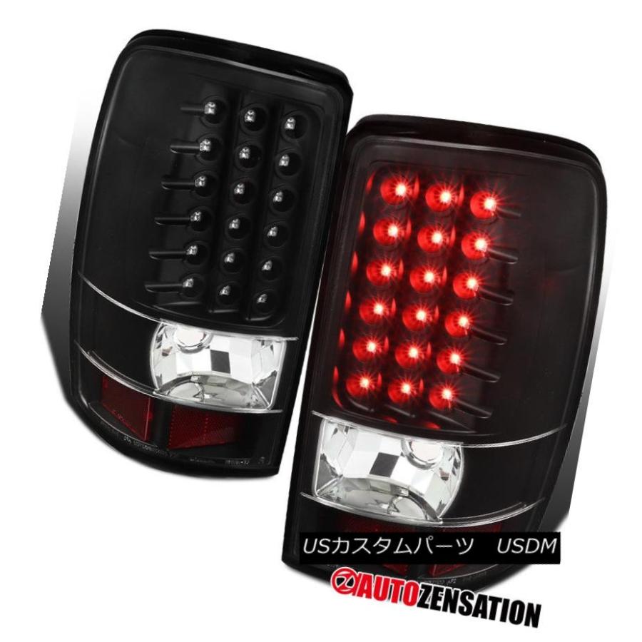 テールライト ブラック00-06シボレータホ郊外のトラックペアLEDテールライトリアブレーキランプ Black 00-06 Chevy Tahoe S