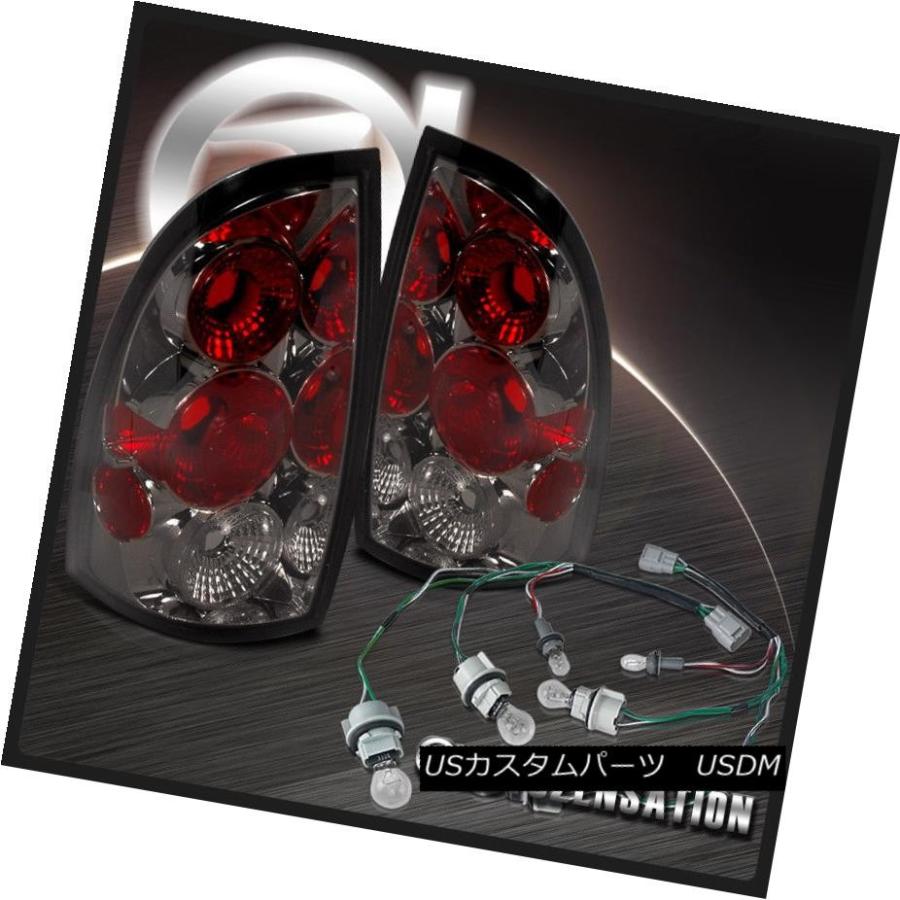 テールライト 09-15トヨタタコマスモークJDMテールライト（電球付き） For 09-15 Toyota Tacoma Smoke JDM Tai